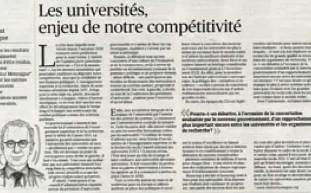Les universités, enjeu de notre compétitivité