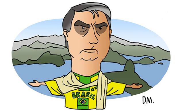Portrait of Jair Bolsonaro - President of the Federative Republic of Brazil