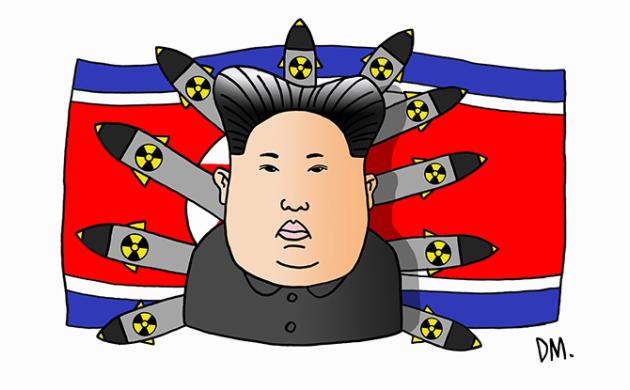Portrait of Kim Jong-un - Supreme Leader of the Democratic People's Republic of Korea