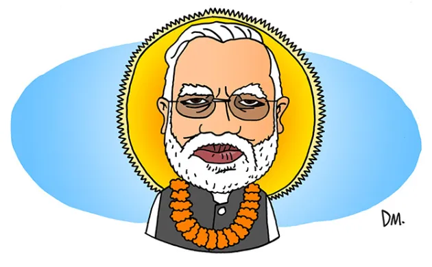 Portrait de Narendra Modi - Premier ministre de l’Inde