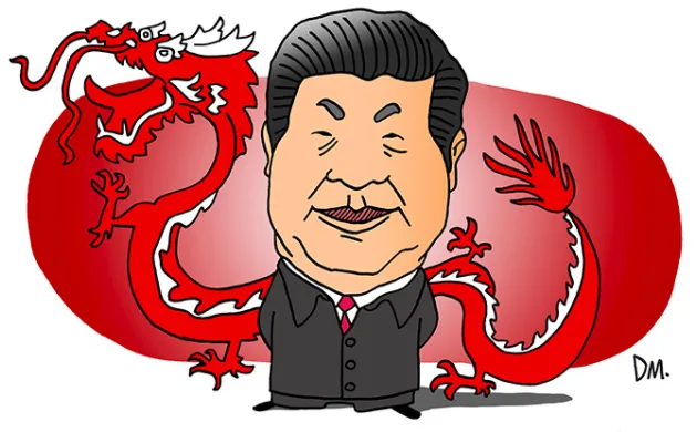 Portrait de Xi Jinping - Président de la République populaire de Chine